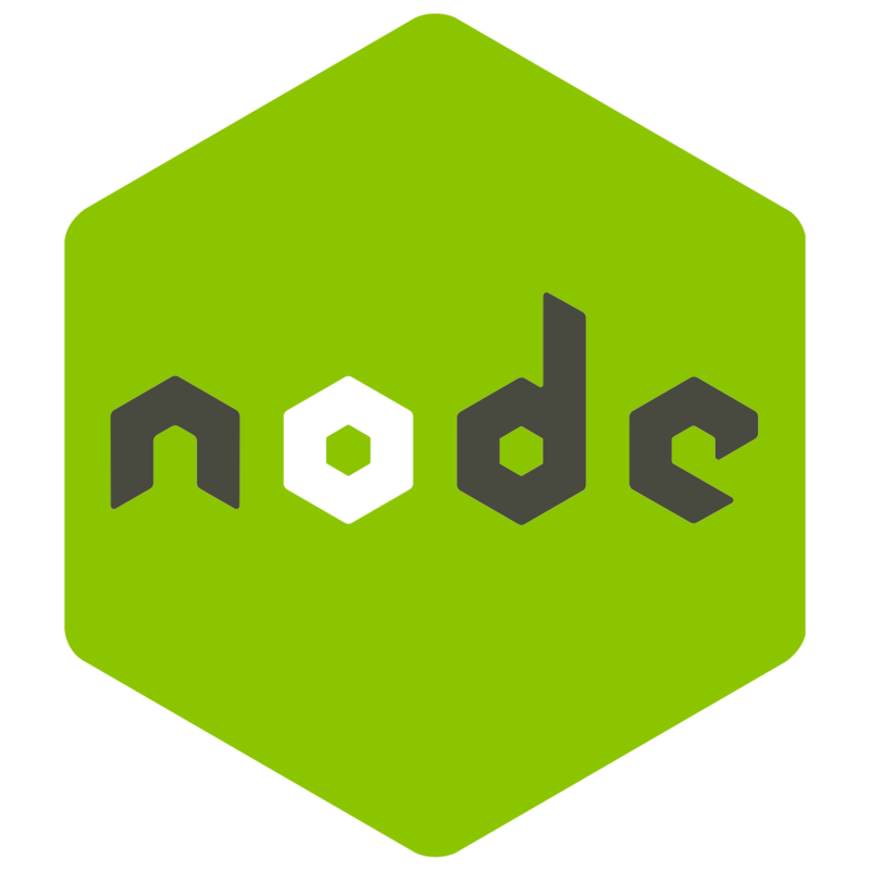 This is the logo of NodeJS, a programming language used by Your Project Switzerland AG in software development.